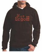 Port & Company Ultimate Custom Hoodie, color: Dark Chocolate Brown