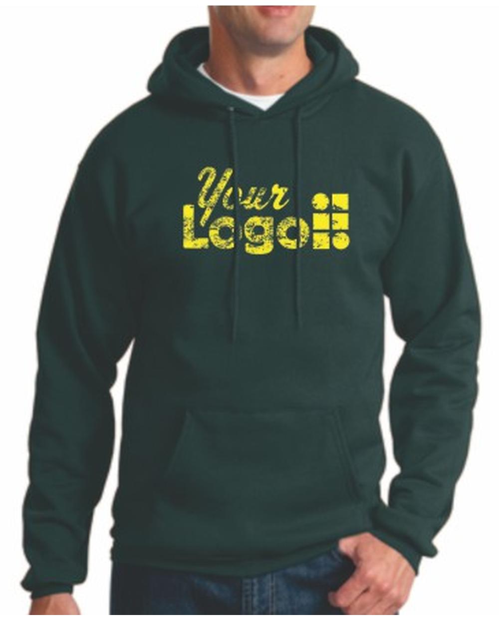 Port & Company Ultimate Custom Hoodie, color: Dark Green