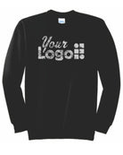 Port & Company Ultimate Crewneck Custom Sweatshirt, color: Jet Black