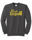 Port & Company Ultimate Crewneck Custom Sweatshirt, color: Charcoal