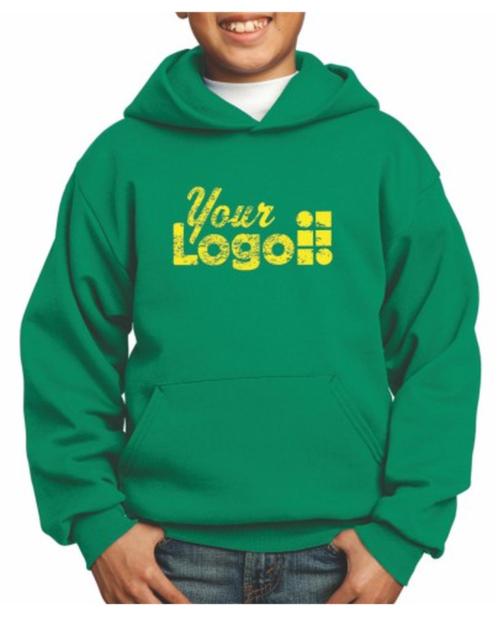Port & Company Ultimate Custom Hoodie, color: Kelly Green