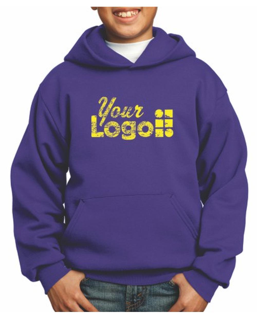 Port & Company Ultimate Custom Hoodie, color: Purple