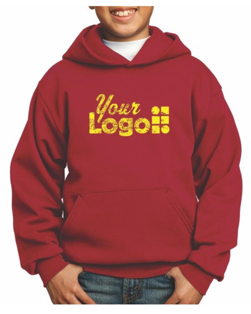 Port & Company Ultimate Custom Hoodie, color: Red