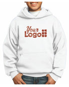 Port & Company Ultimate Custom Hoodie, color: White