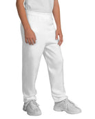 Port & Company Ultimate Fleece Pant, color: White