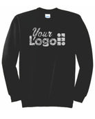 Port & Company Ultimate Crewneck Custom Sweatshirt, color: Jet Black