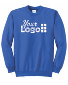 Port & Company Ultimate Crewneck Custom Sweatshirt, color: Royal