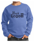 Port & Company Ultimate Crewneck Custom Sweatshirt, color: Carolina Blue