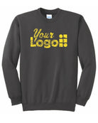 Port & Company Ultimate Crewneck Custom Sweatshirt, color: Charcoal
