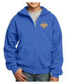 Port & Company Ultimate Full-Zip Syria's New Eagle Hoodie, color: Royal