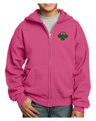 Port & Company Ultimate Full-Zip Syria's New Eagle Hoodie, color: Sangria