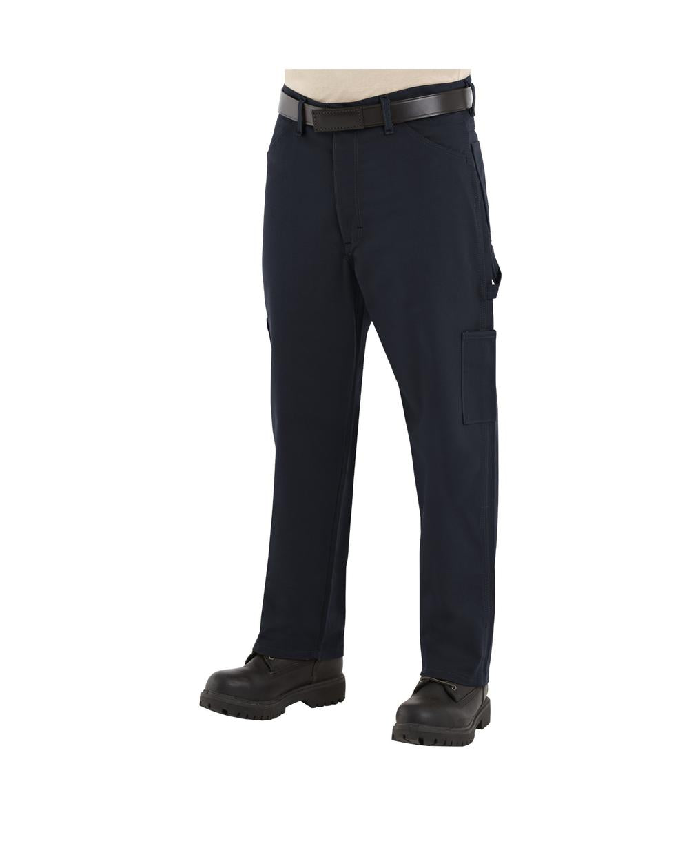 Bulwark Dungaree Excel ComfortTouch Flame Resistant Pant, color: Navy Duck