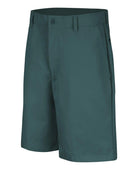 RedKap Plain-Front Work Short, color: Spruce Green