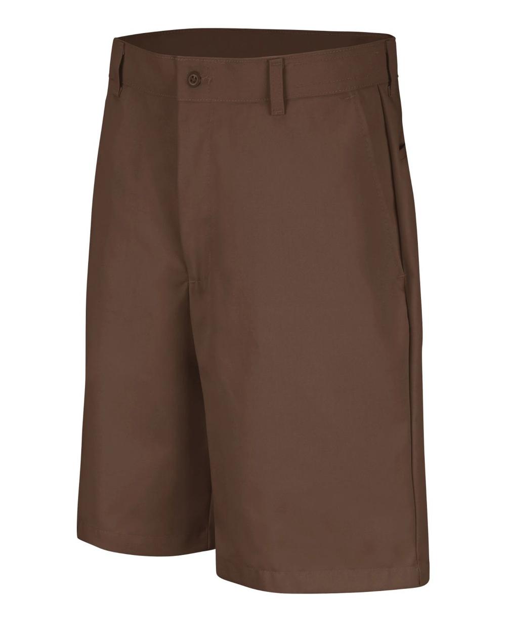 RedKap Plain-Front Work Short, color: Brown