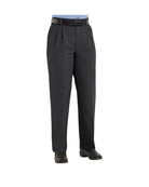 RedKap Pleated-Front Twill Work Pant, color: Black
