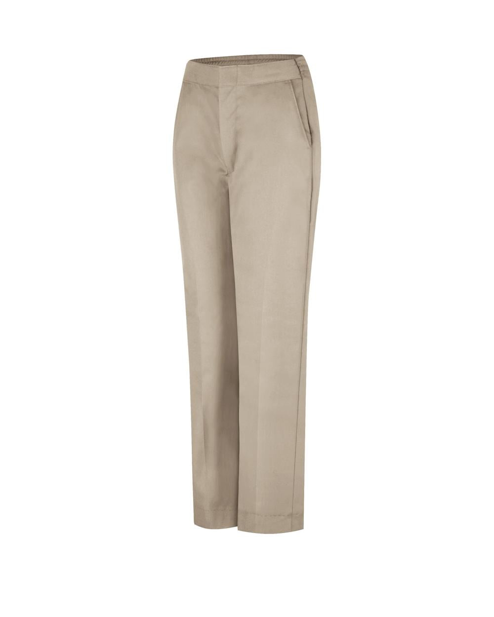 RedKap Women's Half-Elastic Work Pant, color: Tan