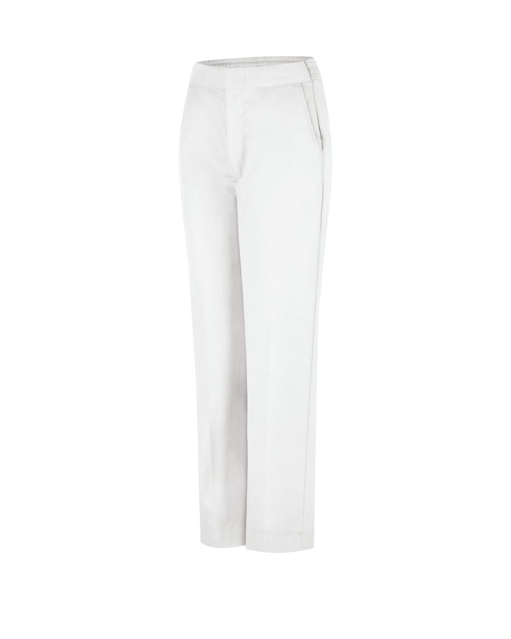 RedKap Women's Half-Elastic Work Pant, color: White