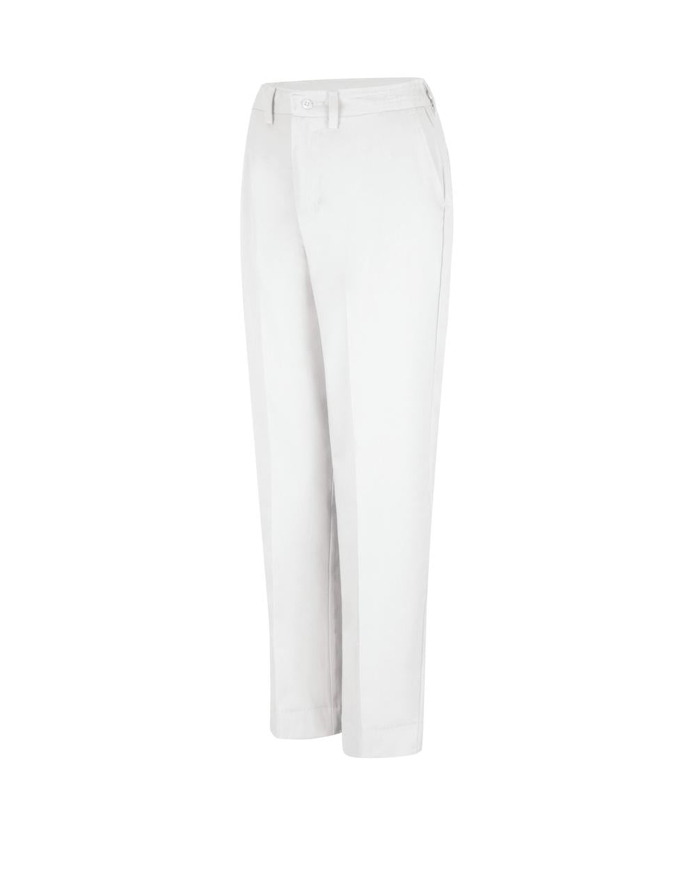 RedKap Women's Elastic-Insert Work Pant, color: White
