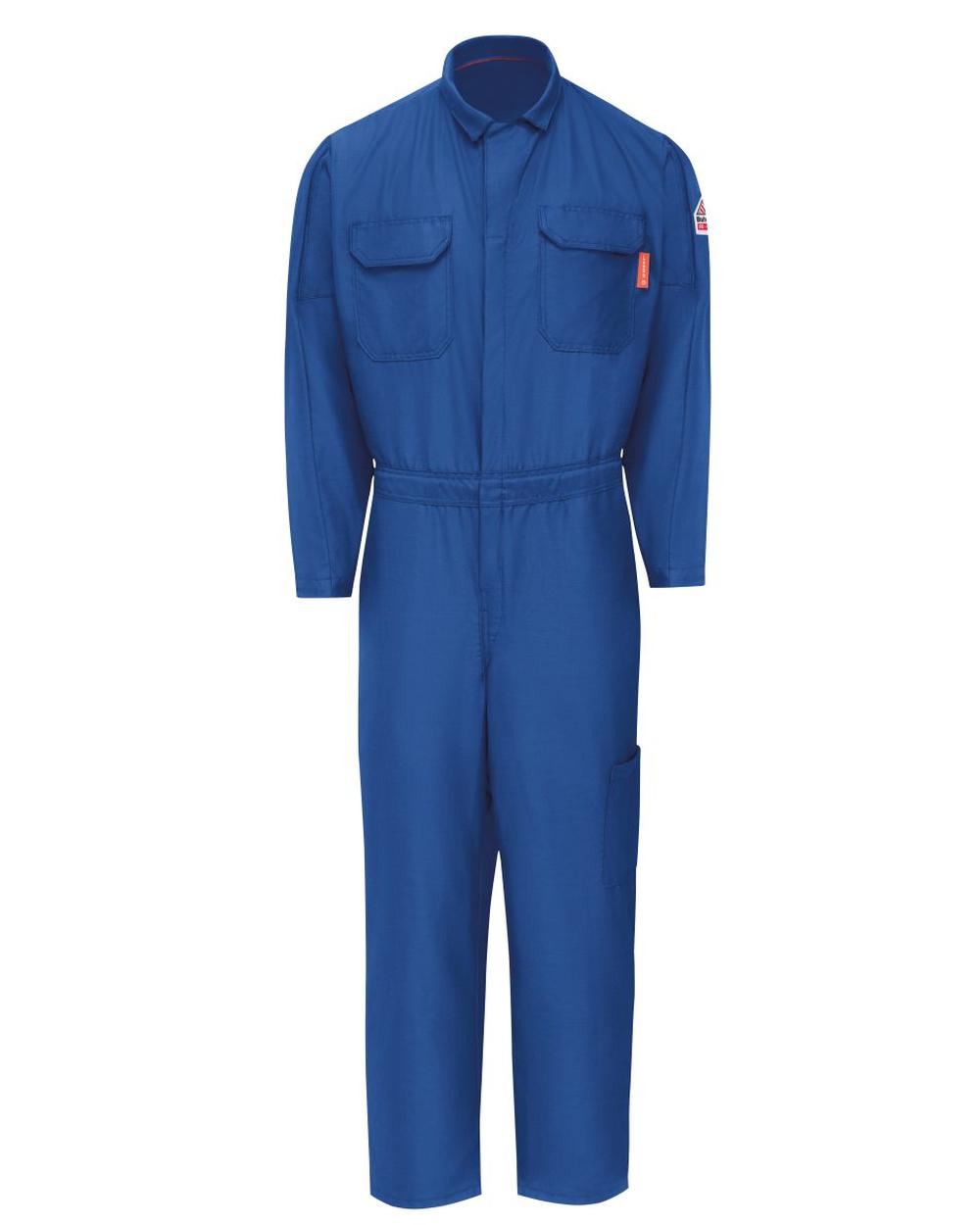 Bulwark IQ Series Nomex Medweight Mobility Flame Resistant Coverall, color: Royal Blue