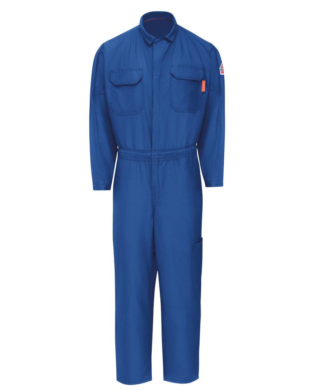 Bulwark IQ Series Nomex Lightweight Mobility Flame Resistant Coverall, color: Royal Blue