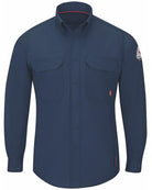 Bulwark L/S IQ Series Nomex Midweight Comfort Flame Resistant Shirt, color: Navy