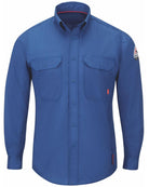 Bulwark L/S IQ Series Nomex Midweight Comfort Flame Resistant Shirt, color: Royal Blue