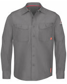 Bulwark L/S IQ Series Endurance Collection Flame Resistant Shirt, color: Grey