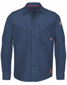 Bulwark L/S IQ Series Endurance Collection Flame Resistant Shirt, color: Navy