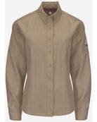 Bulwark L/S IQ Series Endurance Collection Flame Resistant Shirt, color: Khaki