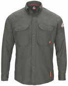 Bulwark L/S IQ Series Comfort Lightweight Flame Resistant Shirt, color: Dark Grey