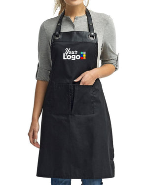 Reprime Artisan-Collection Espresso Custom Apron, color: Black/Black