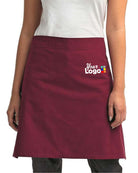 Artisan Collection by Reprime Calibre Heavy Cotton Canvas Waist Apron, color: Burgundy