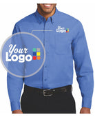 Port Authority L/S Easy Care Custom Shirt, color: Ultramarine Blue
