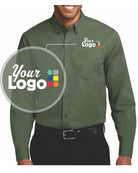 Port Authority L/S Easy Care Custom Shirt, color: Clover Green