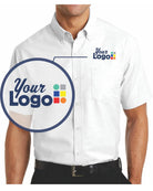Port Authority S/S Superpro Oxford Custom Shirt, color: White