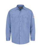 Bulwark L/S Excel Flame Resistant Shirt, color: Light Blue
