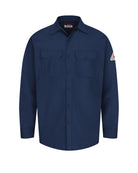 Bulwark L/S Excel Flame Resistant Shirt, color: Navy