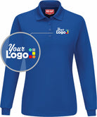 RedKap L/S Performance Knit Custom Golf Shirt, color: Royal Blue