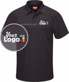 RedKap S/S Flex Series Active Custom Golf Shirt, color: Black