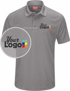 RedKap S/S Performance Knit Core Custom Golf Shirt, color: Grey