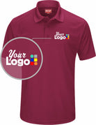 RedKap S/S Performance Knit Core Custom Golf Shirt, color: Burgundy