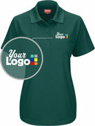 RedKap S/S Performance Knit Core Custom Golf Shirt, color: Hunter Green