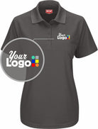 RedKap S/S Performance Knit Core Custom Golf Shirt, color: Charcoal