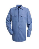 Bulwark L/S Excel ComfortTouch Flame Resistant Shirt, color: Light Blue