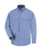 Bulwark L/S Dress Uniform CoolTouch Flame Resistant Shirt, color: Light Blue