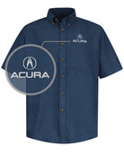 RedKap S/S Acura Staff Automotive Shirt, color: Navy