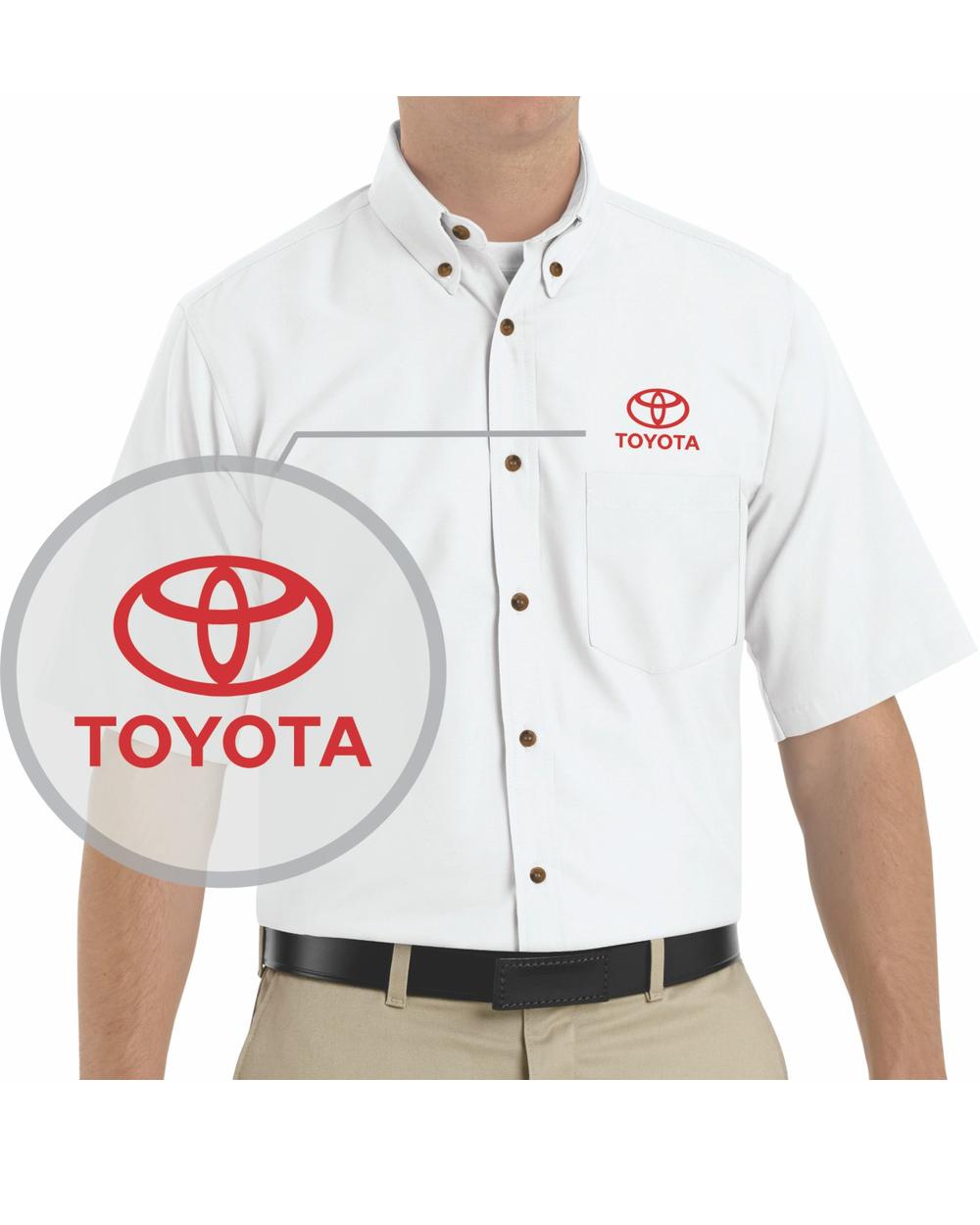 RedKap S/S Service Advisor Automotive Shirt, color: White