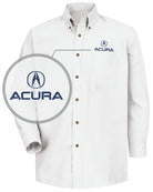 RedKap L/S Acura Staff Automotive Shirt, color: White