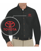 RedKap L/S Toyota Service Advisor Automotive Shirt, color: Black