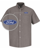 RedKap S/S Ford Service Advisor Automotive Shirt, color: Grey